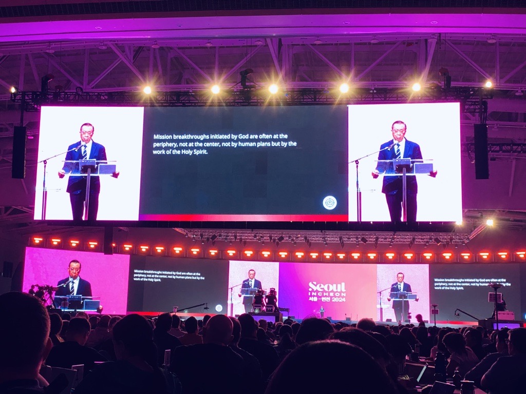 Dr. Patrick Fung speaking at the Lausanne’s Fourth Congress.